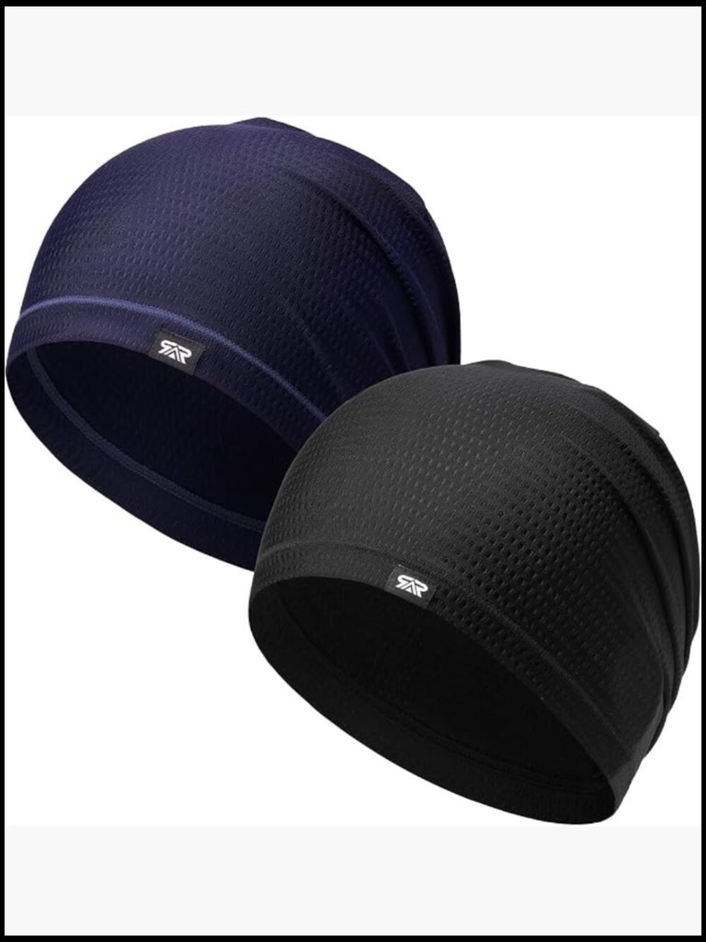2 Pack Summer Beanies - Lightweight Breathable Cooling Skull Caps for Sports